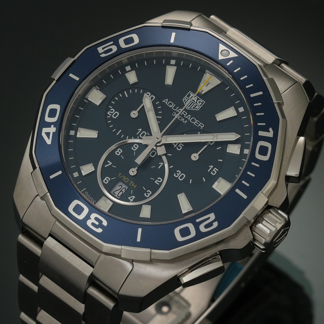 TAG Heuer(USED)태그호이어 아쿠아레이서 블루 크로노 CAY111B.BA0927